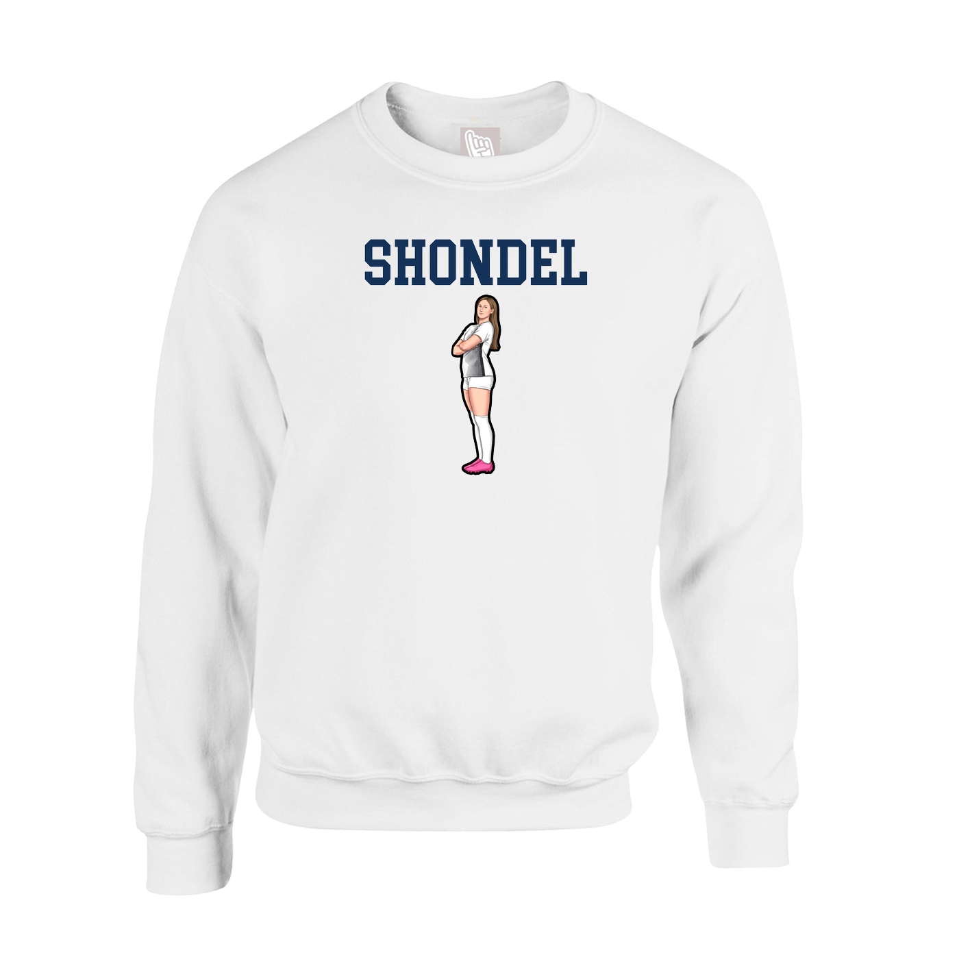 Fleece Crew — Shirsey in White