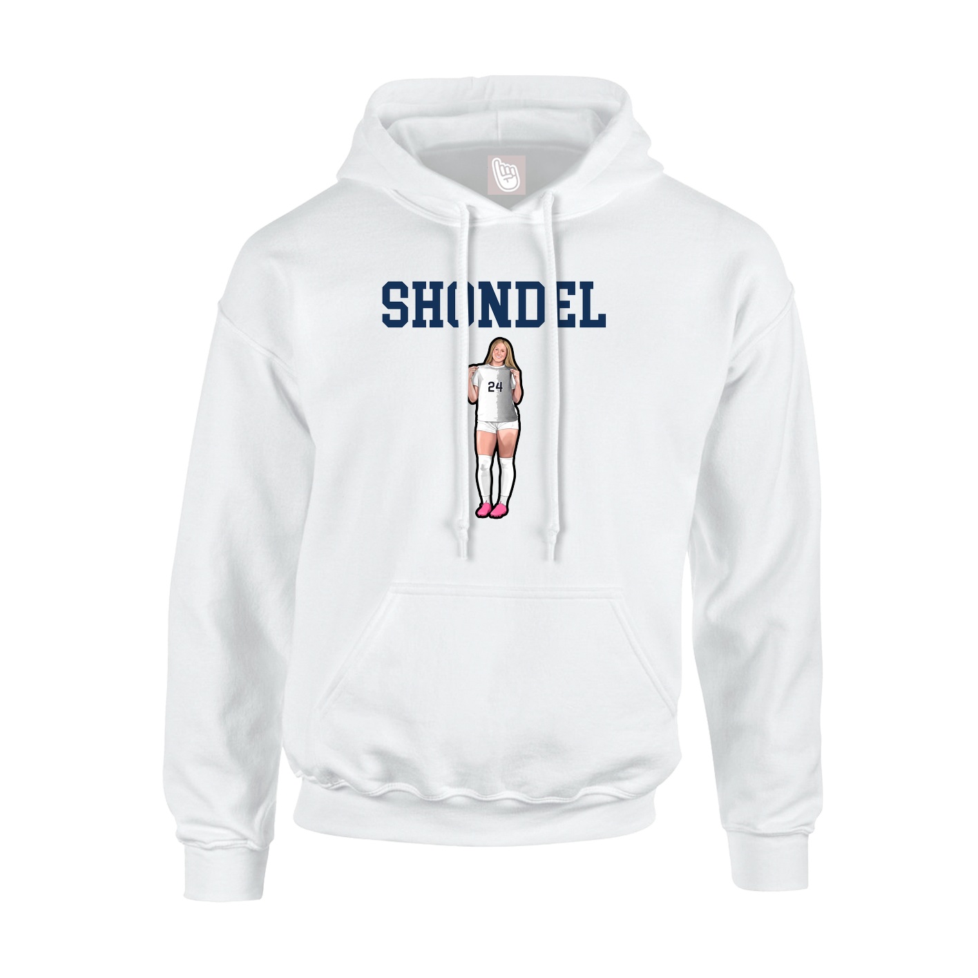 Youth Hoodie — Shirsey in White