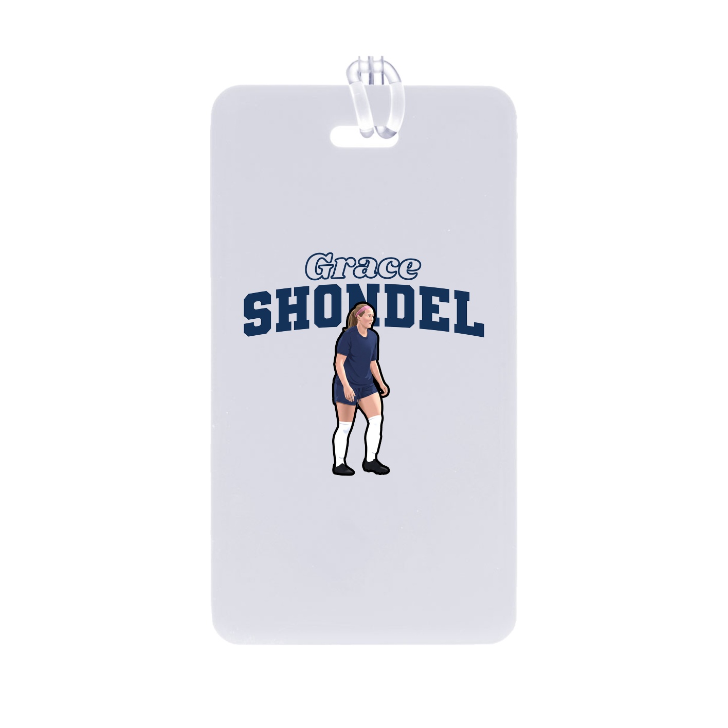 Bag Tag — Name Arch in Classic