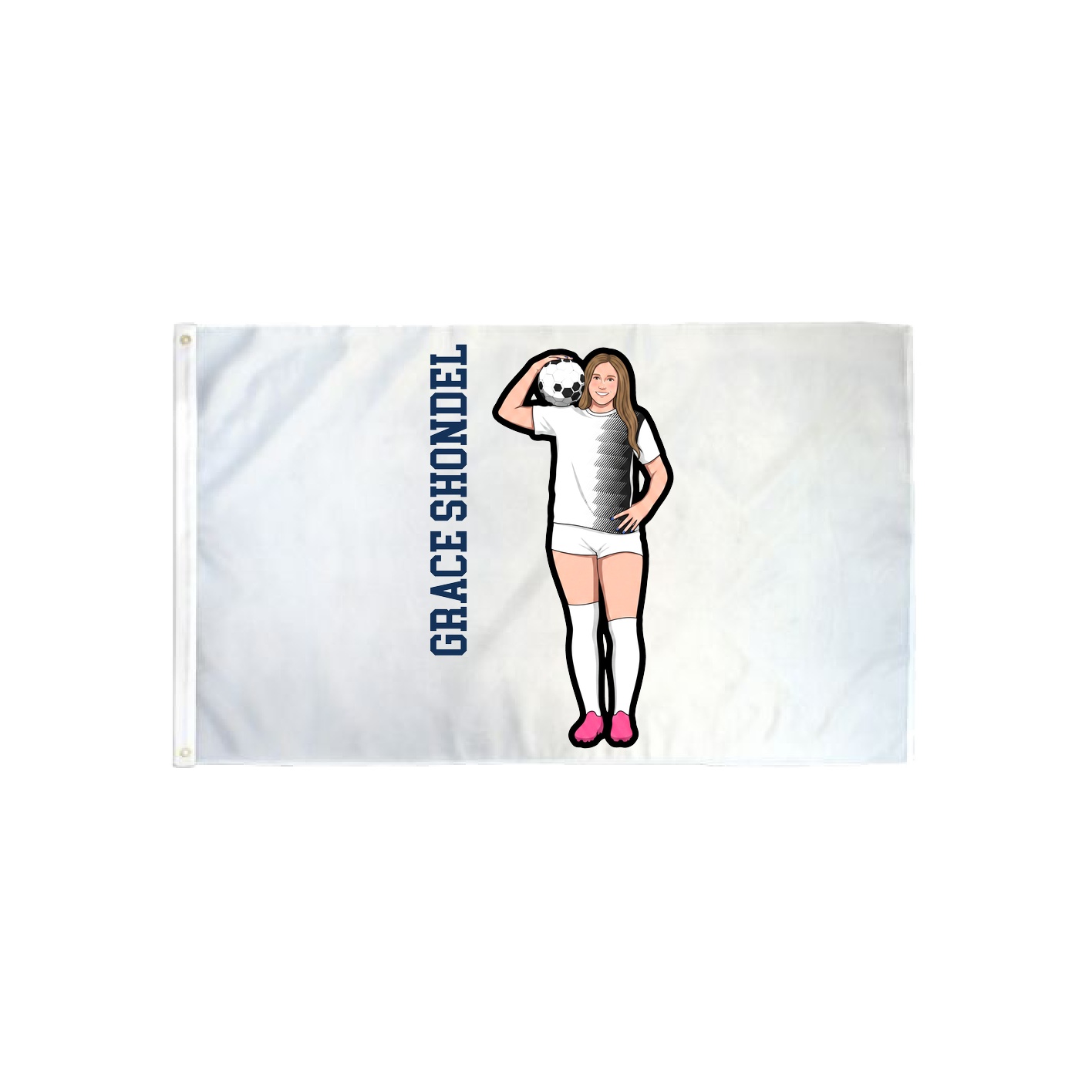 3x5 Flag — Name Vertical in Classic