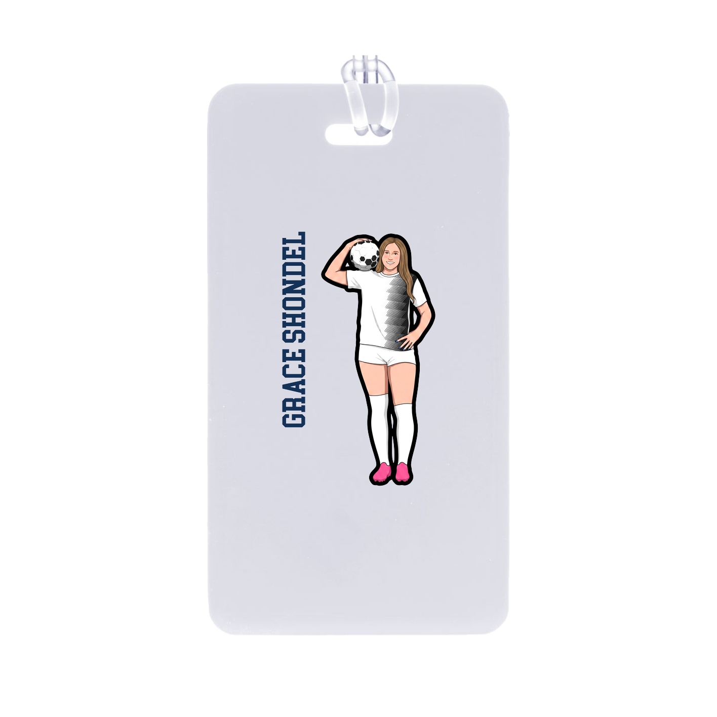 Bag Tag — Name Vertical in Classic