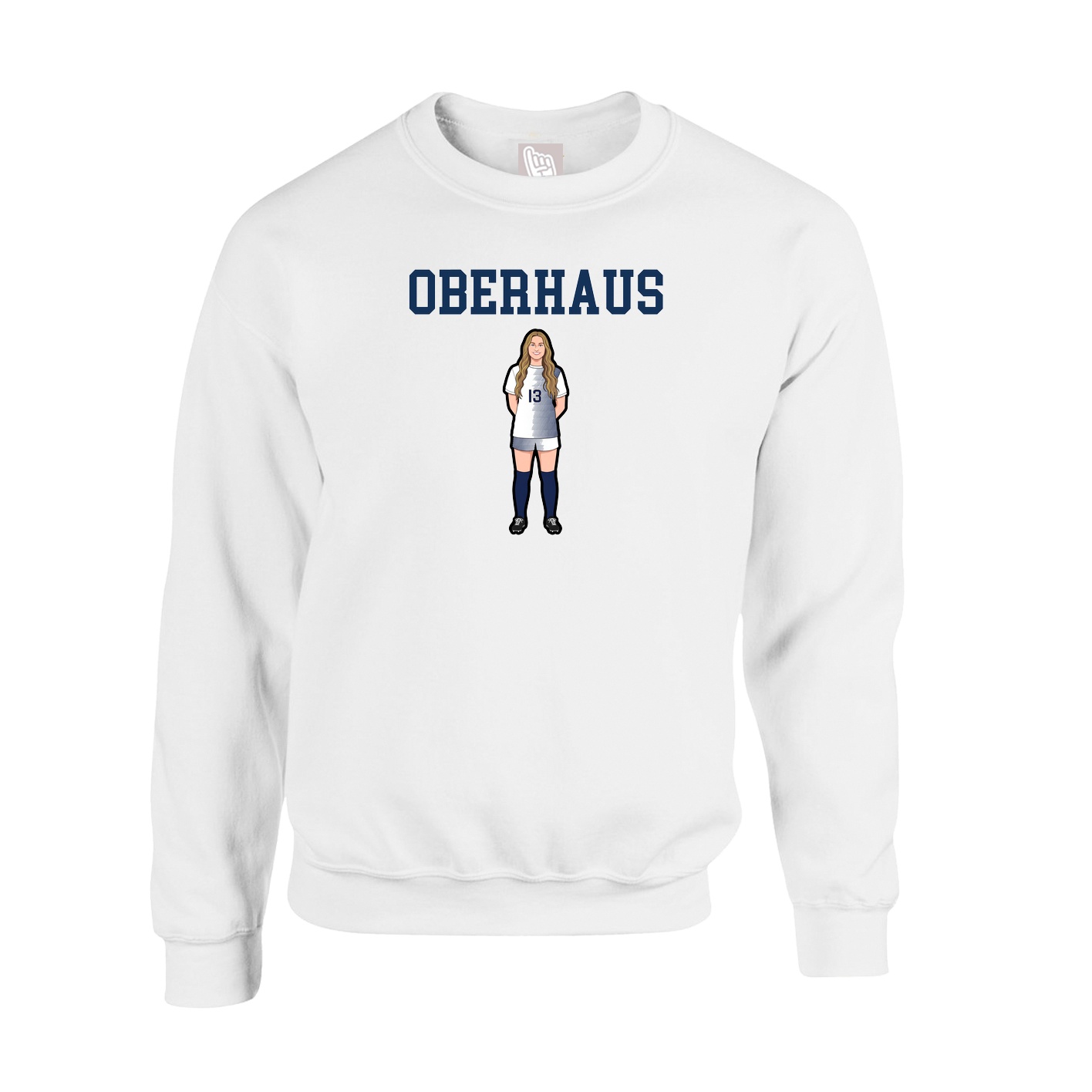 Fleece Crew — Shirsey in White