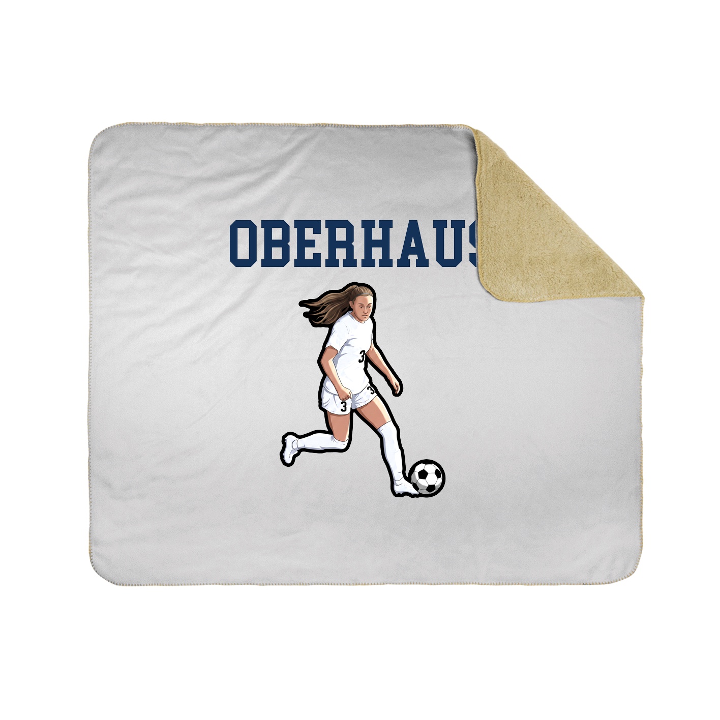 Throw Blanket — Shirsey in White