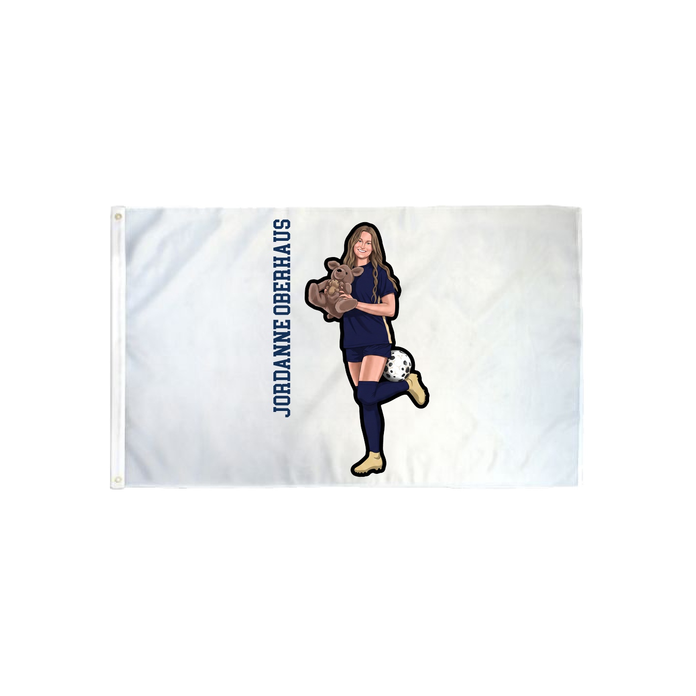 3x5 Flag — Name Vertical in Classic
