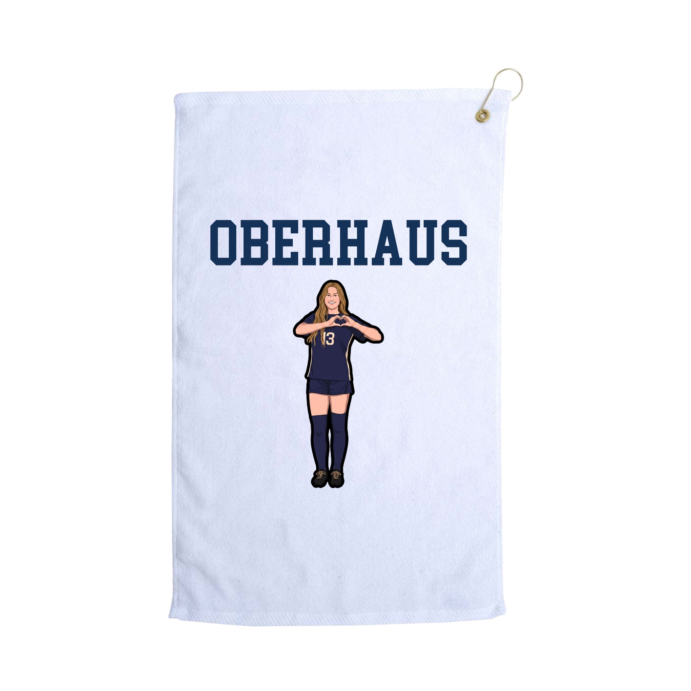 Golf Towel — Shirsey in White