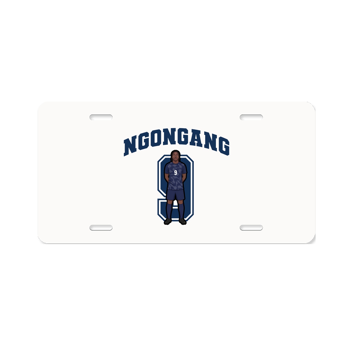 License Plate — Number in Classic