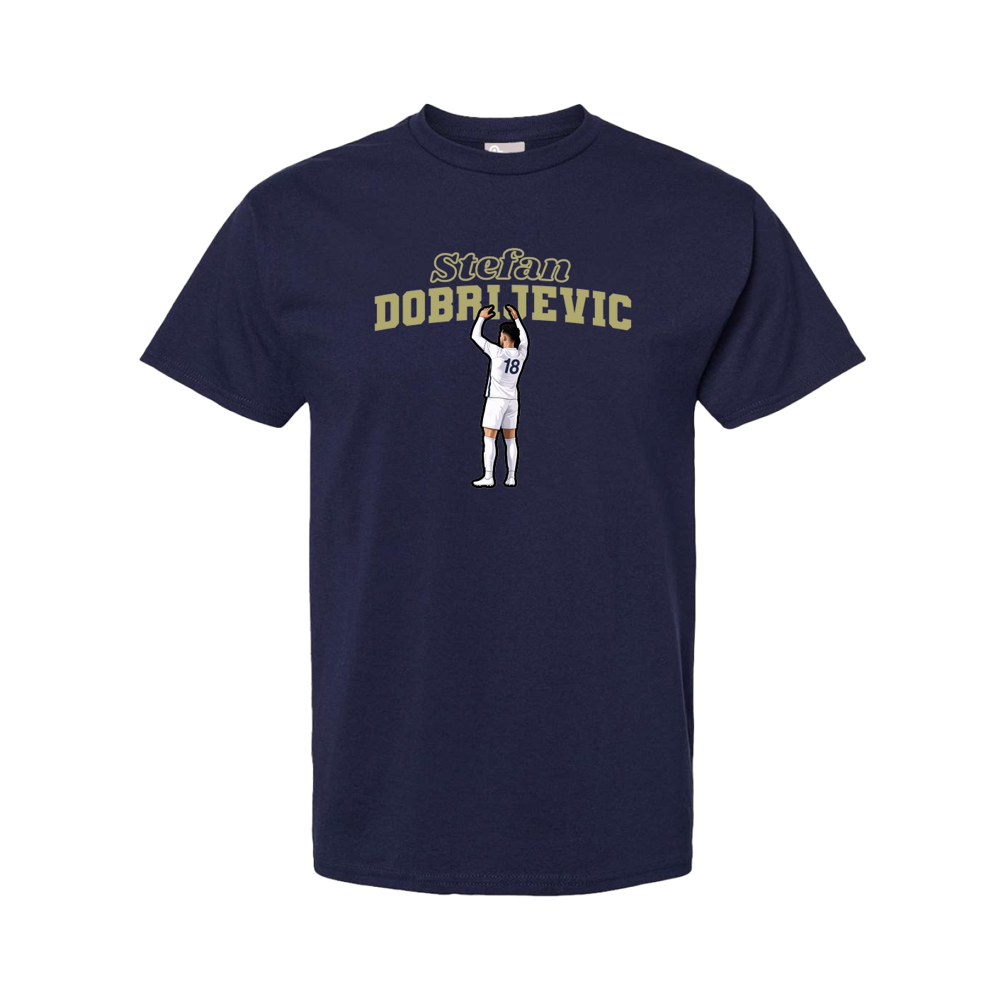 Tee — Name Arch in Navy