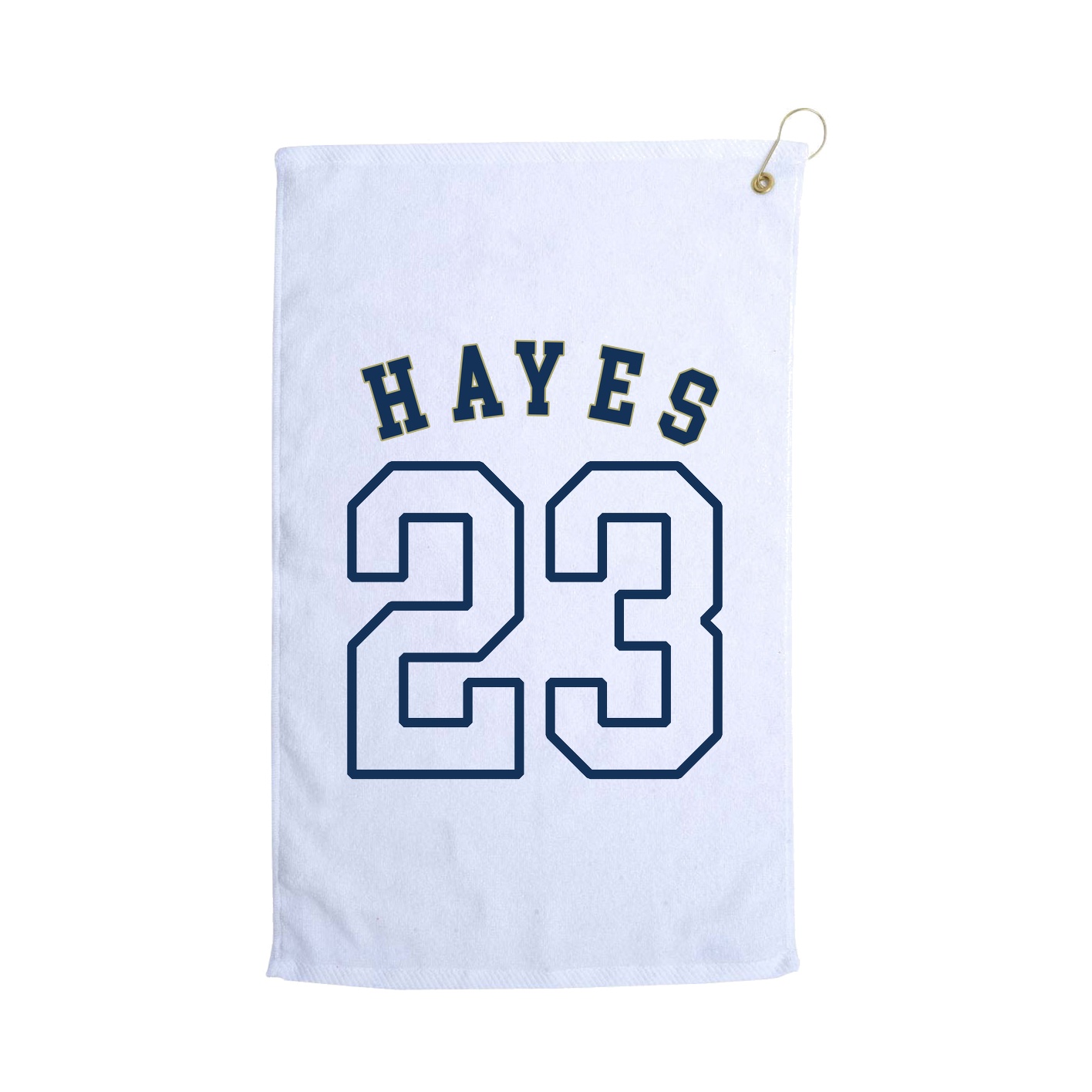 Golf Towel — Shirsey Arch in White