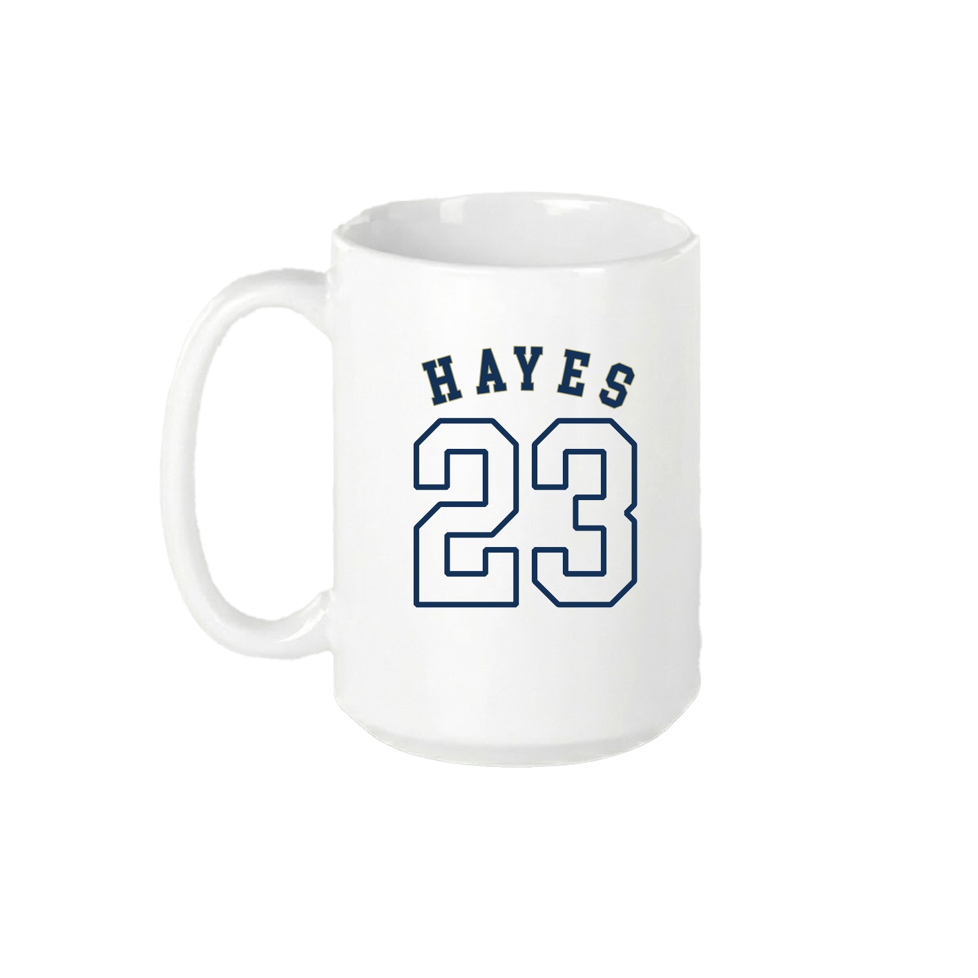 15oz Coffee Mug — Shirsey Arch in White