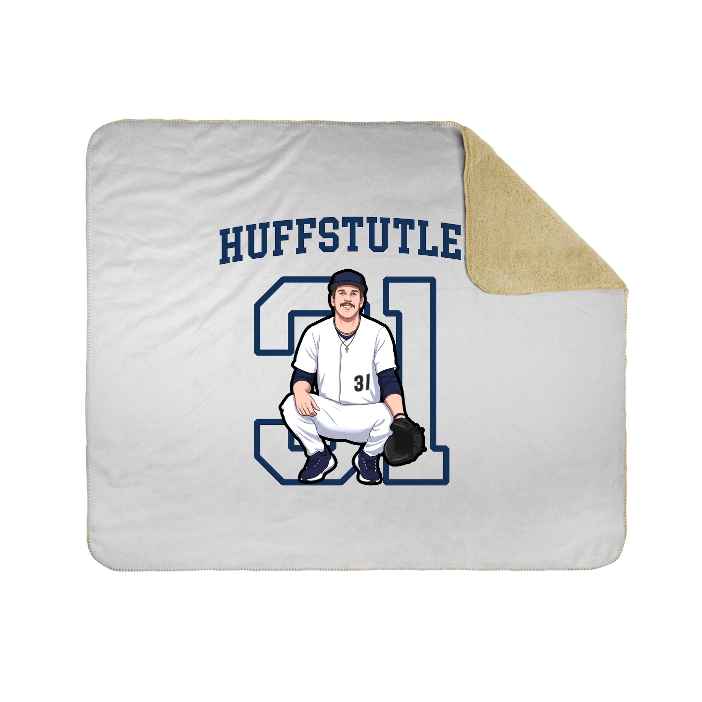 Throw Blanket — Shirsey in White