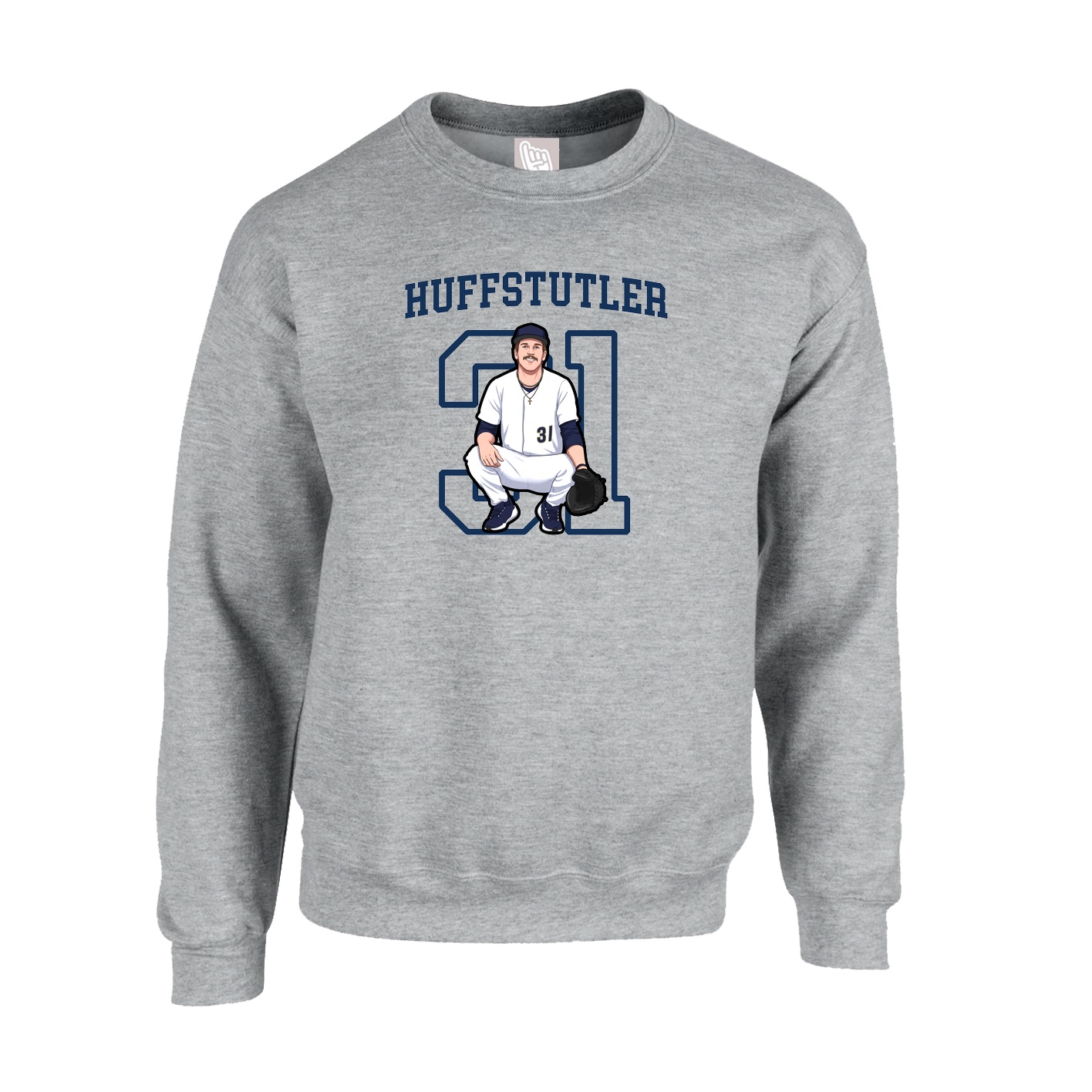 Fleece Crew — Shirsey in Grey
