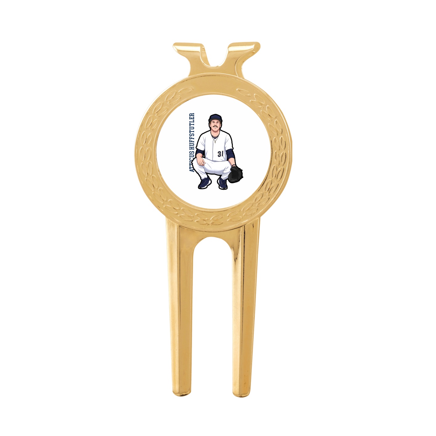 Divot Tool with Ball Marker — Name Vertical in Classic