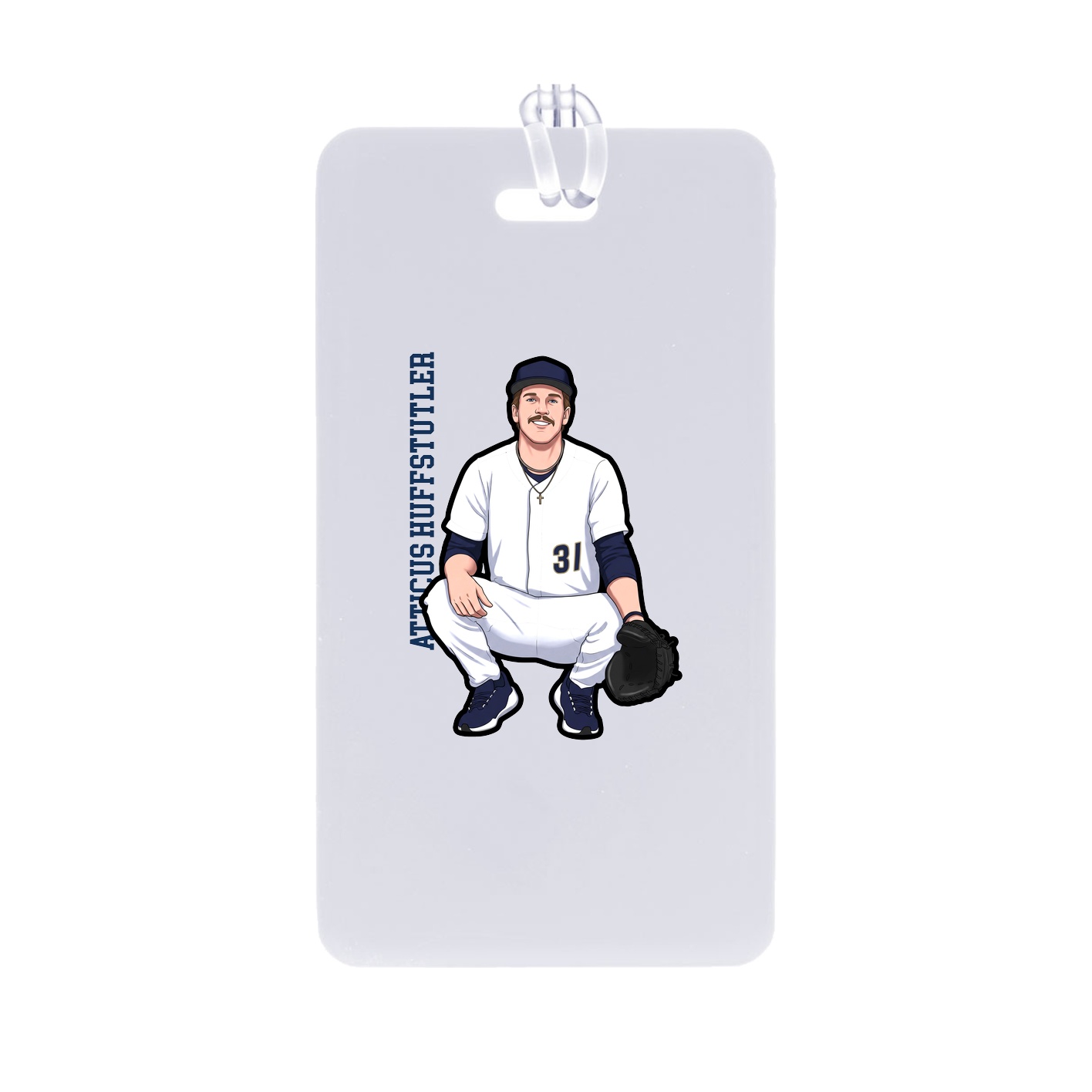 Bag Tag — Name Vertical in Classic