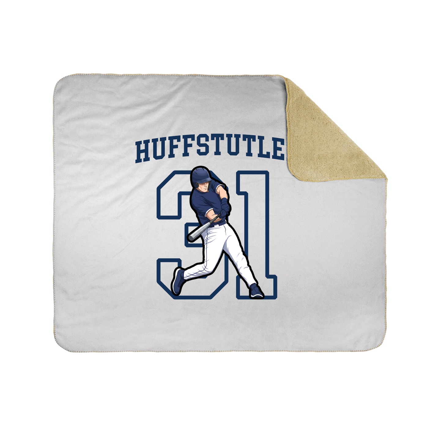 50x60 Sherpa Lined Throw Blanket