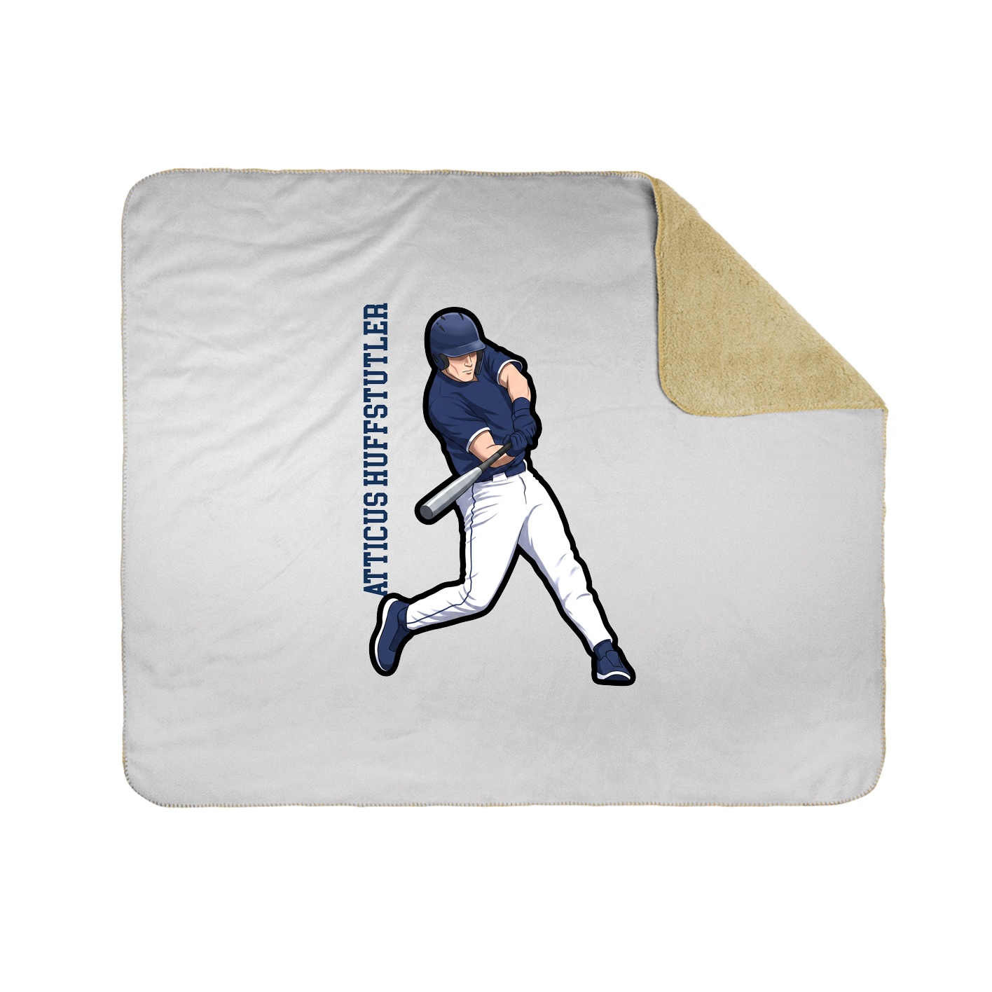 50x60 Sherpa Lined Throw Blanket