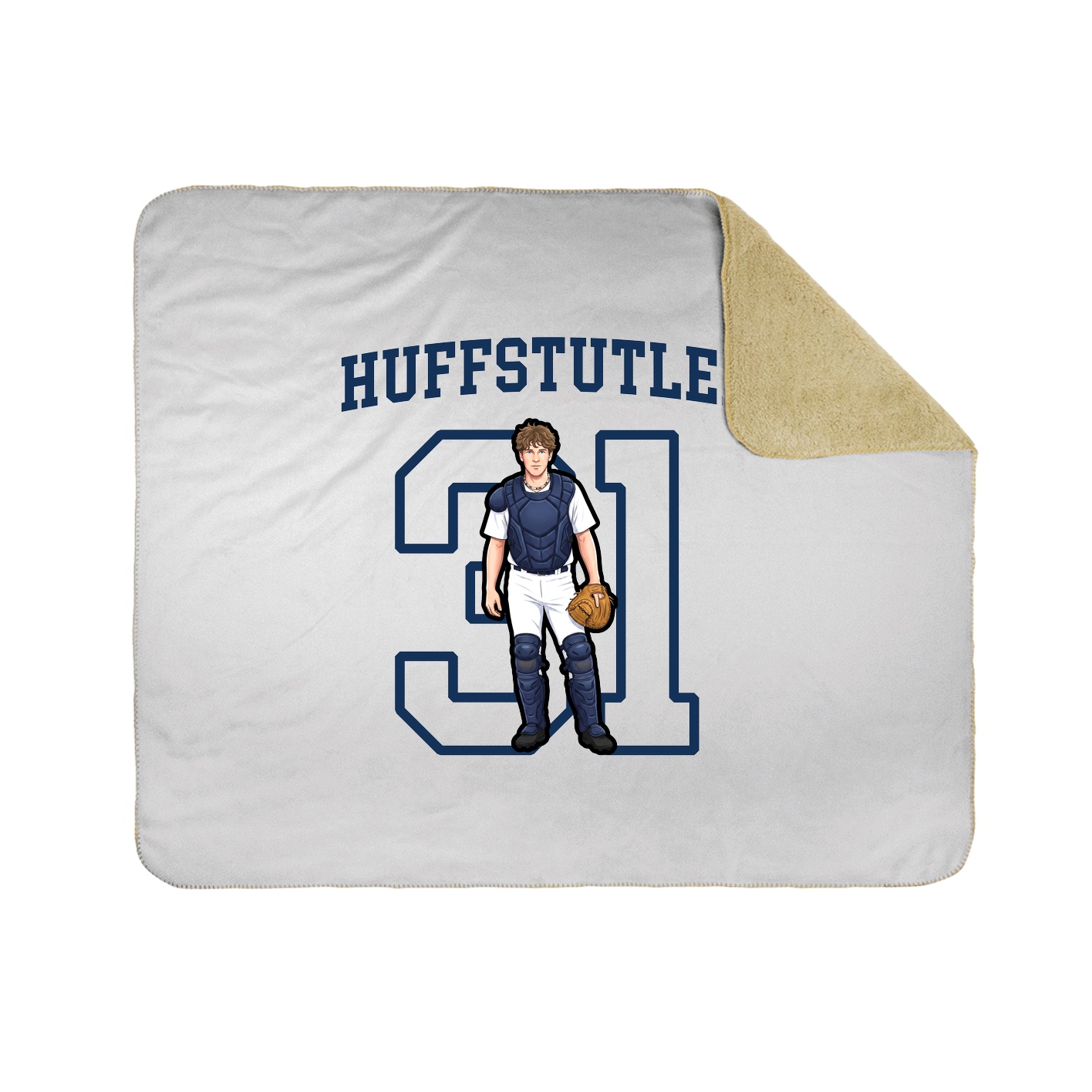 Throw Blanket — Shirsey in White