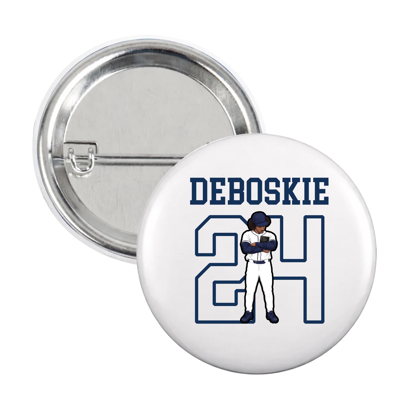 Game Day Button — Shirsey in White