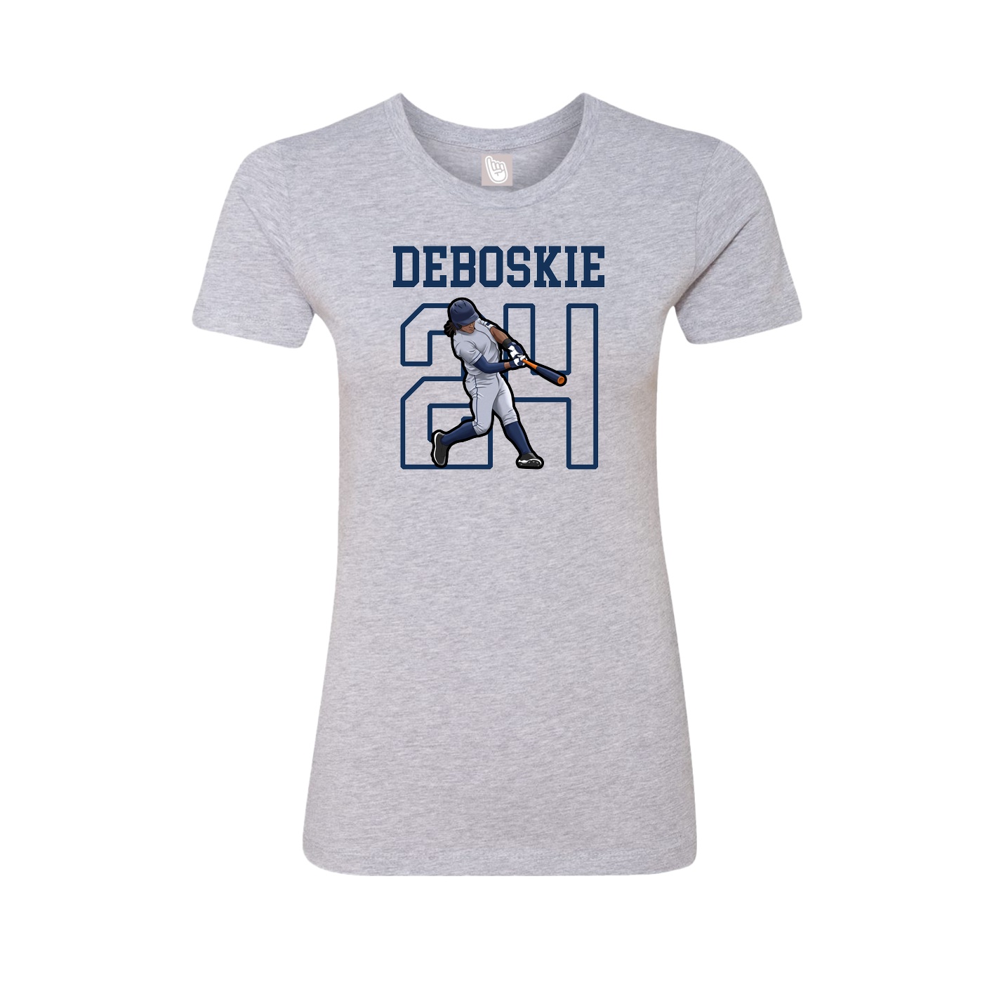 Fitted Women's Tee — Shirsey in Grey