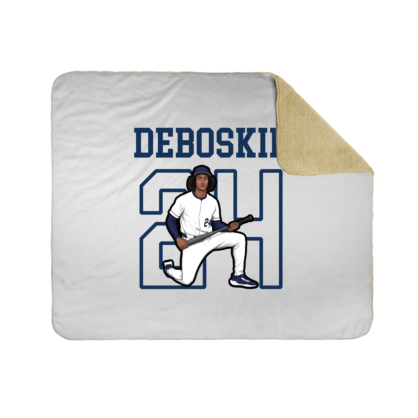 Throw Blanket — Shirsey in White