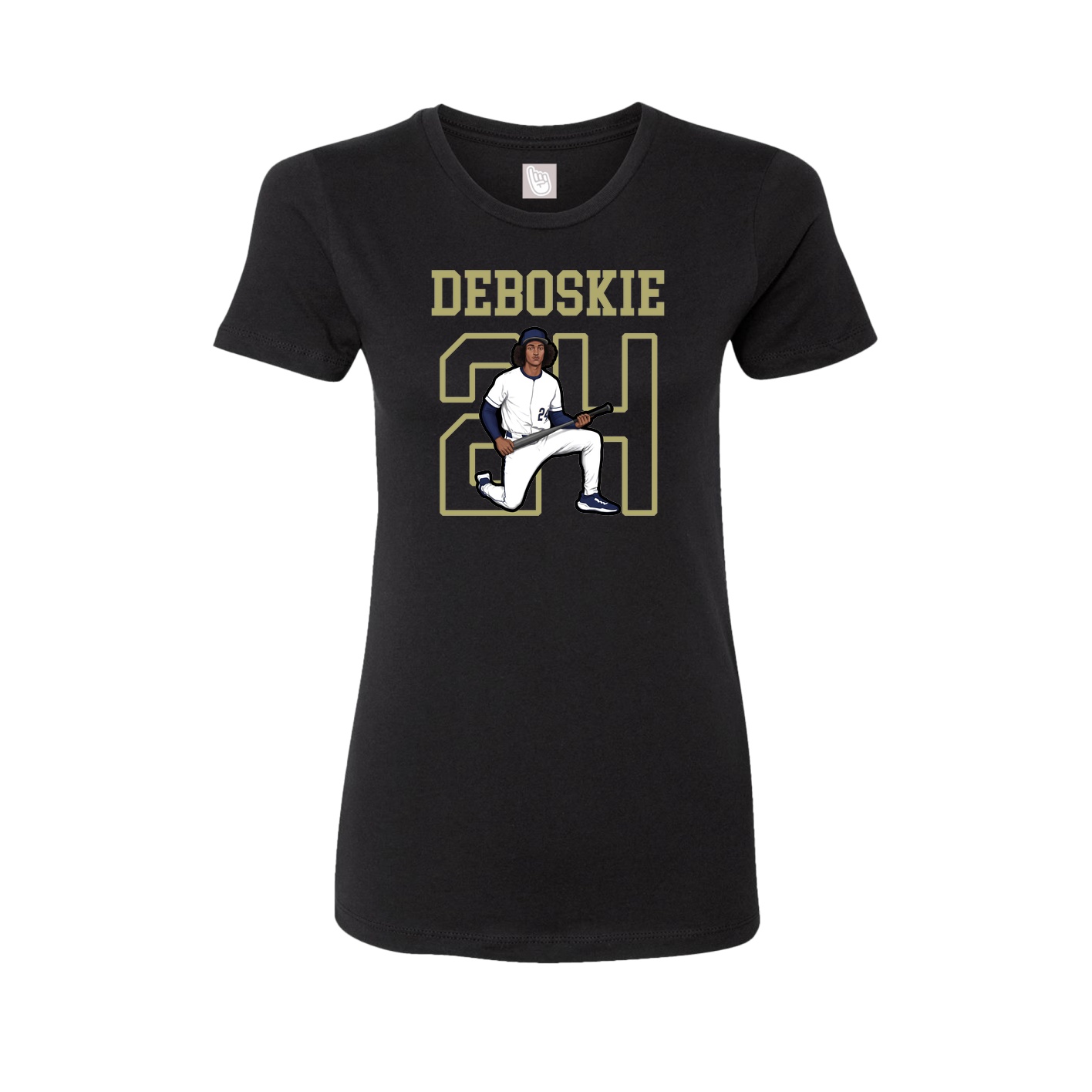 Fitted Women's Tee — Shirsey in Black