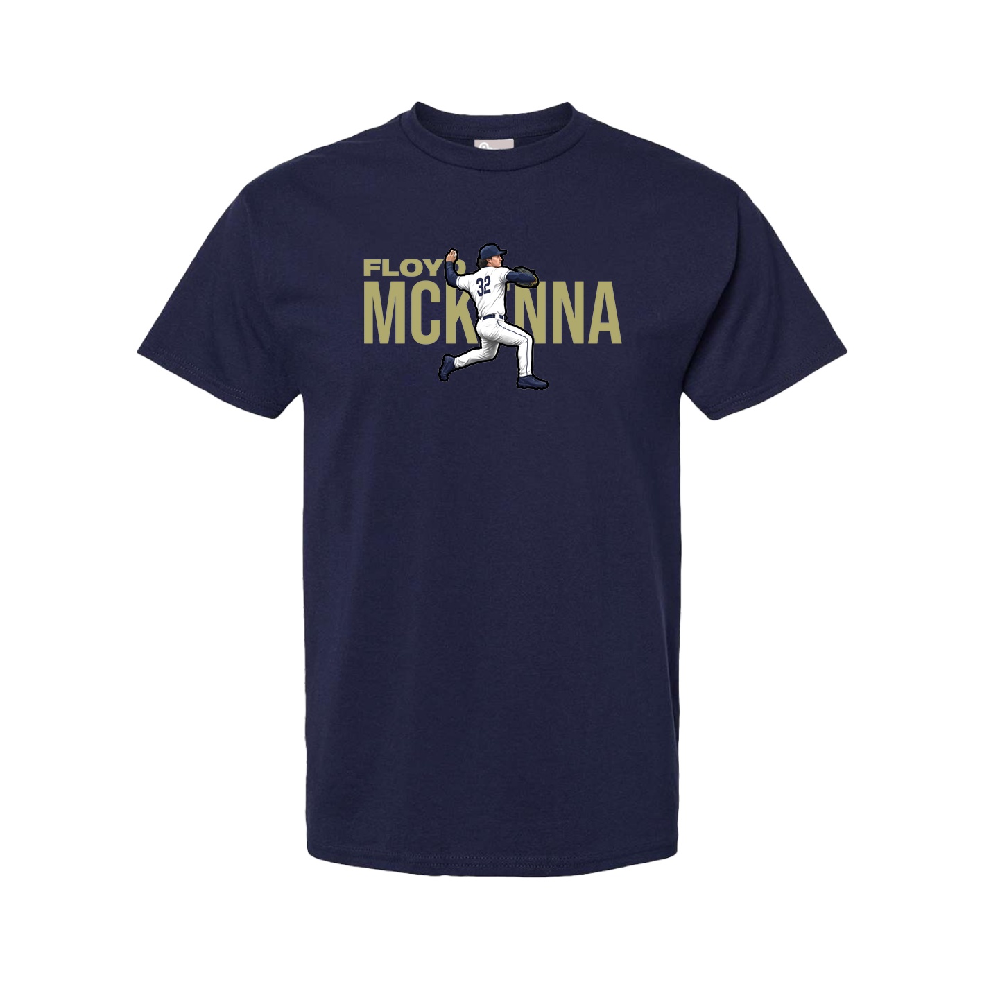 Tee — Player Name in Navy