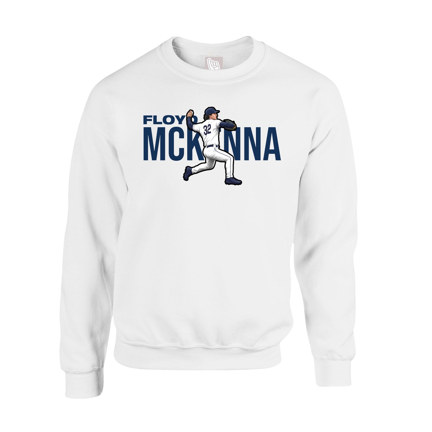 Fleece Crew — Player Name in White