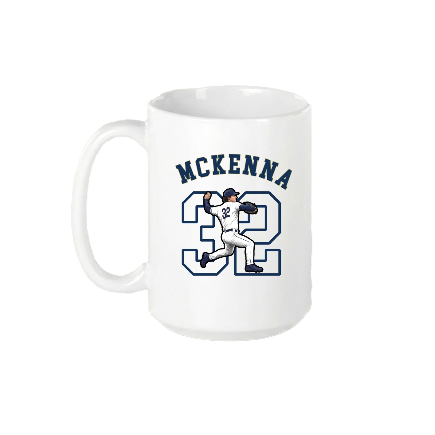 15oz Coffee Mug — Shirsey Arch in White