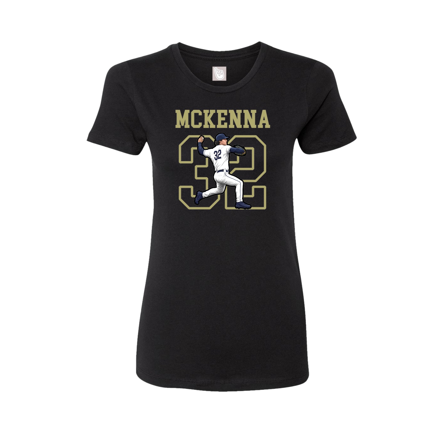 Fitted Women's Tee — Shirsey in Black