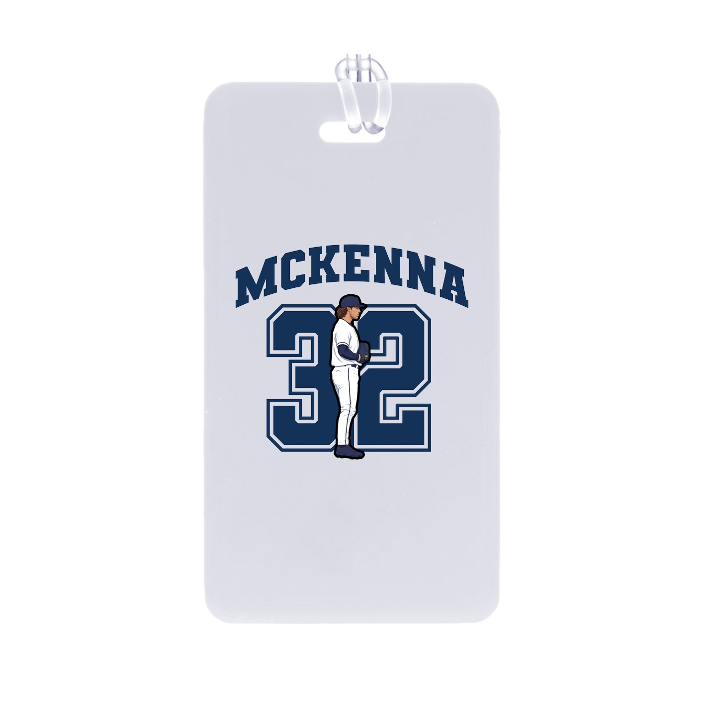 Bag Tag — Number in Classic