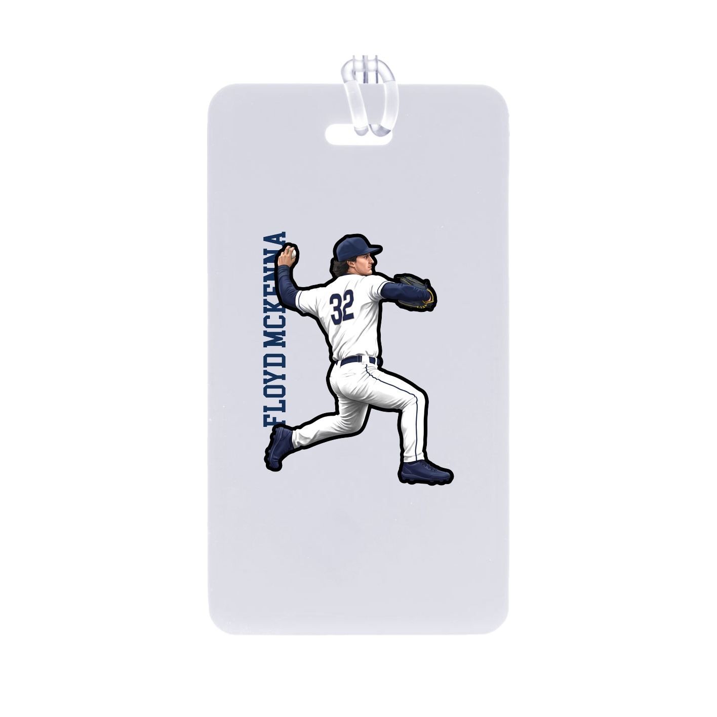 Bag Tag — Name Vertical in Classic
