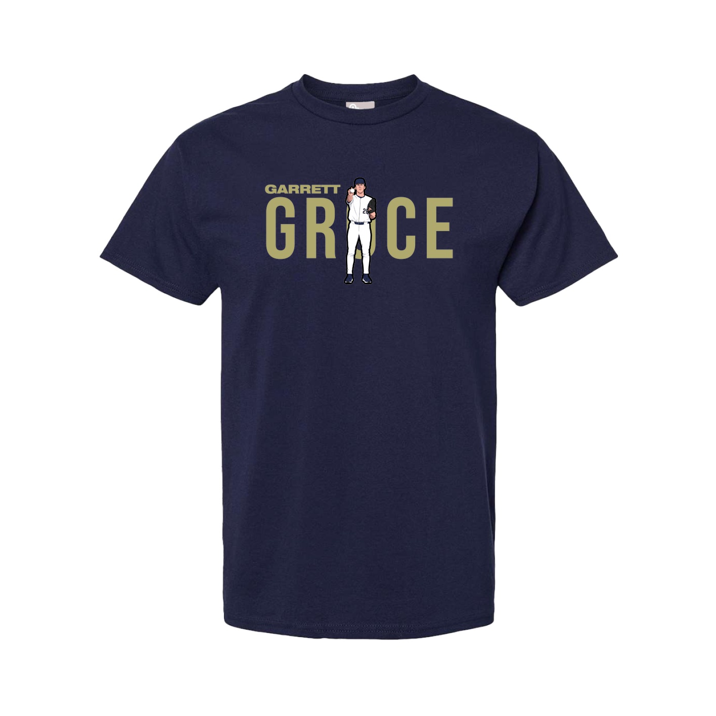 Tee — Player Name in Navy