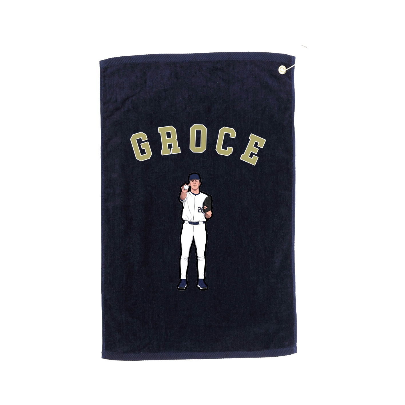 Golf Towel — Shirsey Arch in Navy