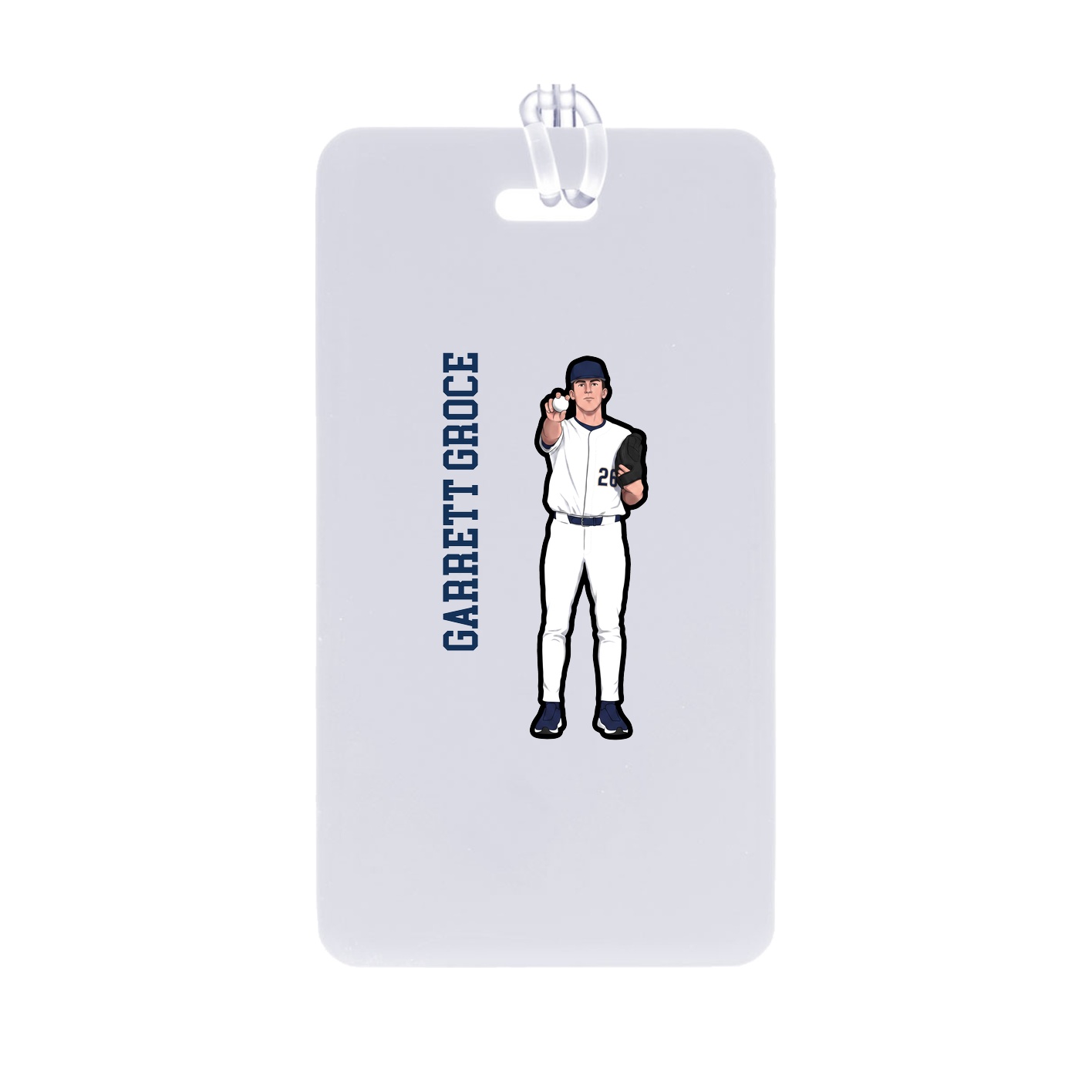Bag Tag — Name Vertical in Classic