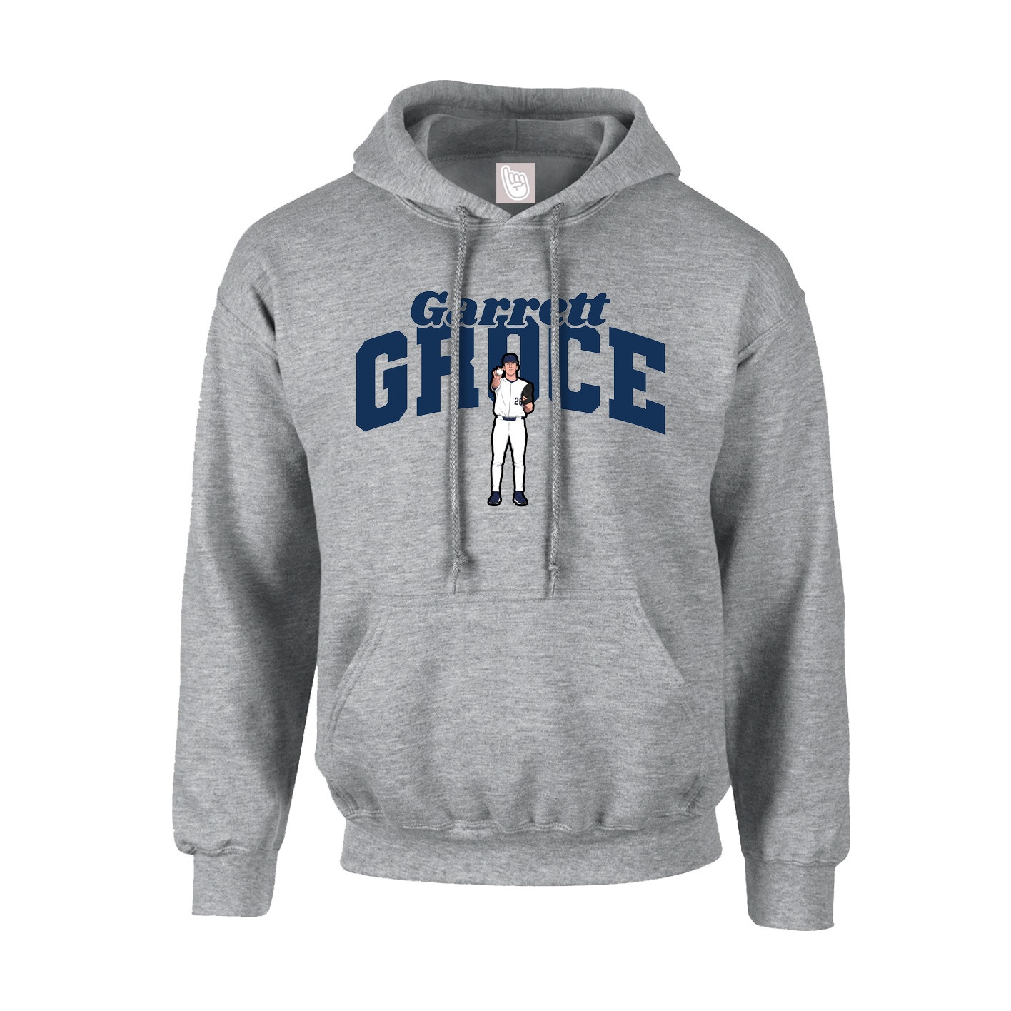 Hoodie — Signature Arch in Grey