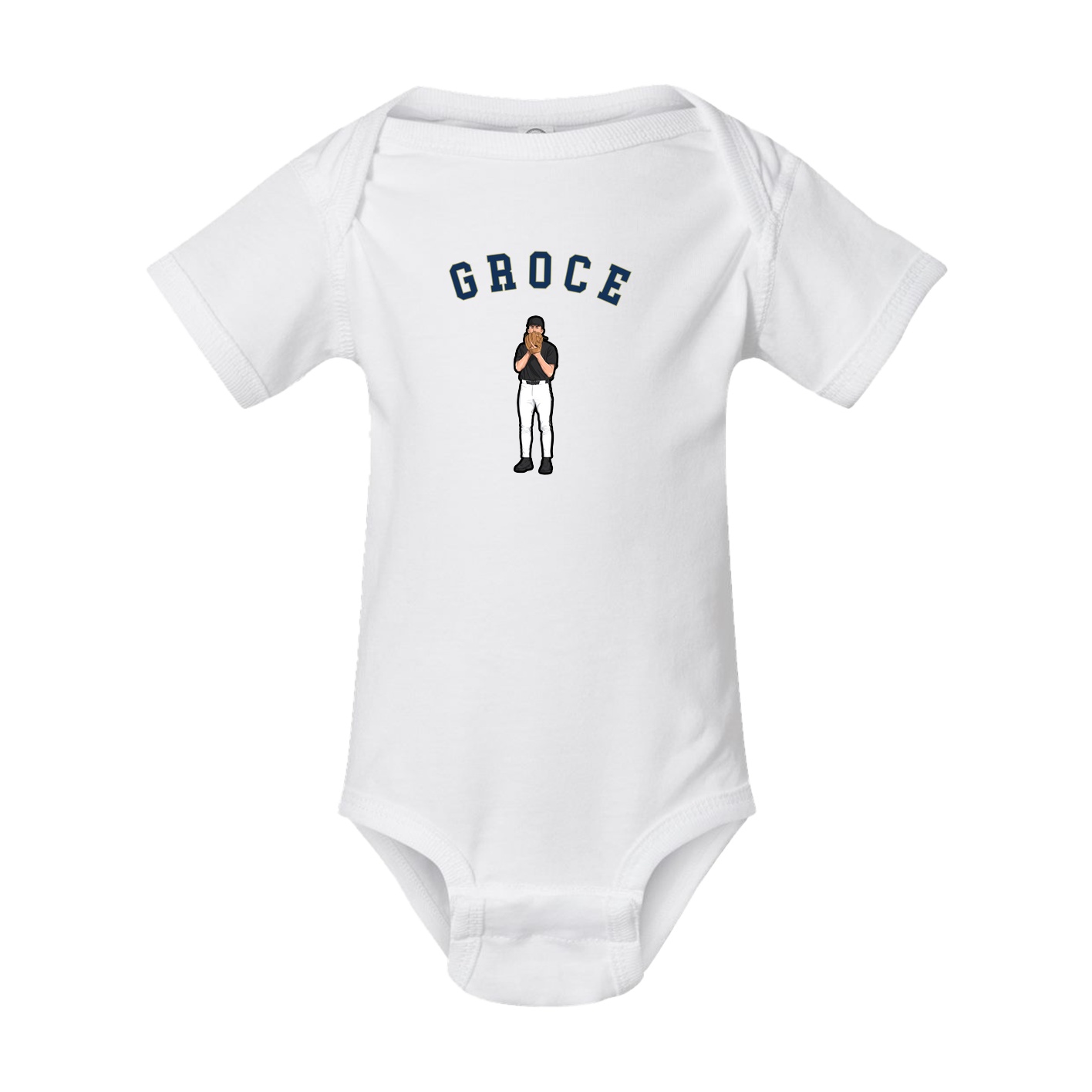 Baby Onesie — Shirsey Arch in White