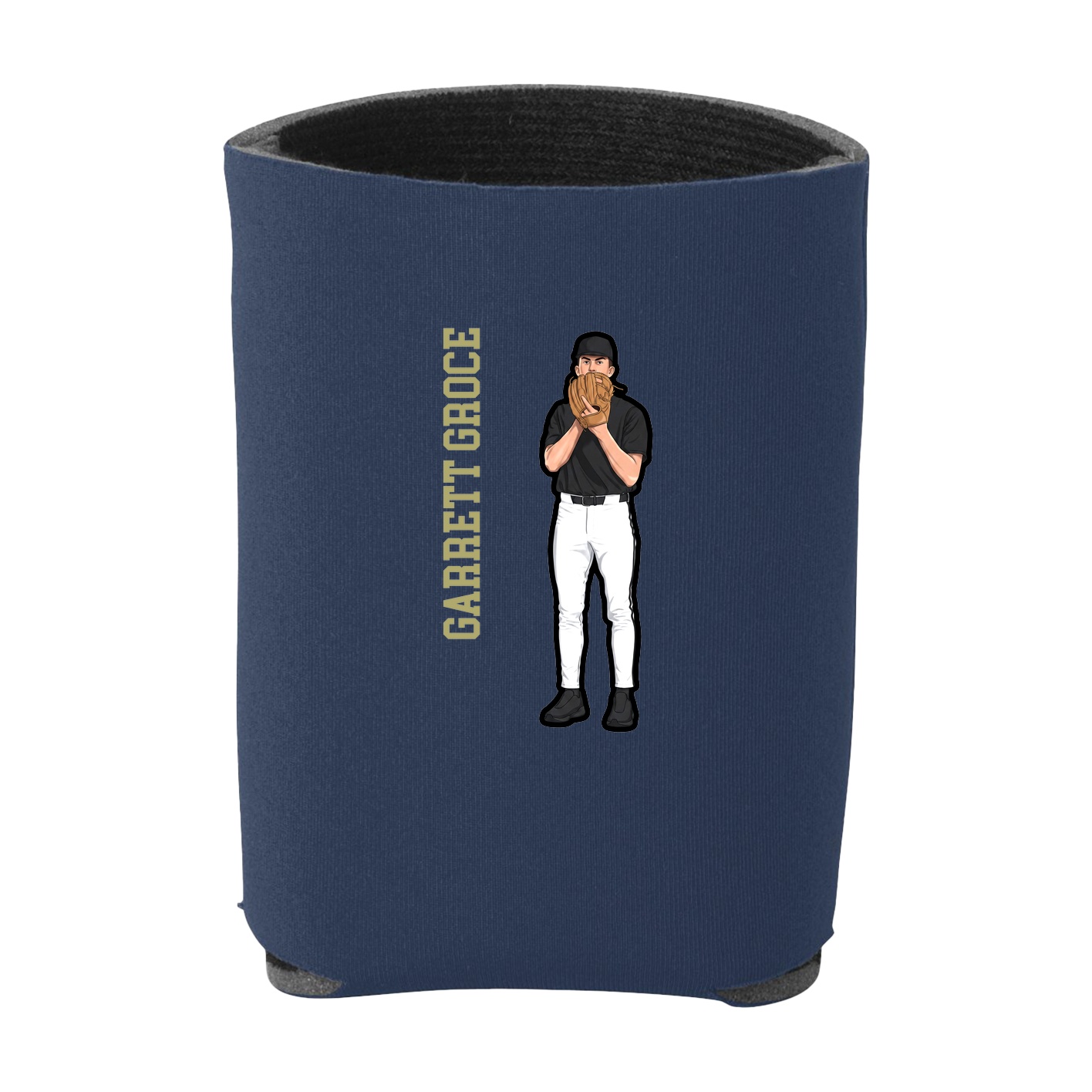 Can Holder — Name Vertical in Navy