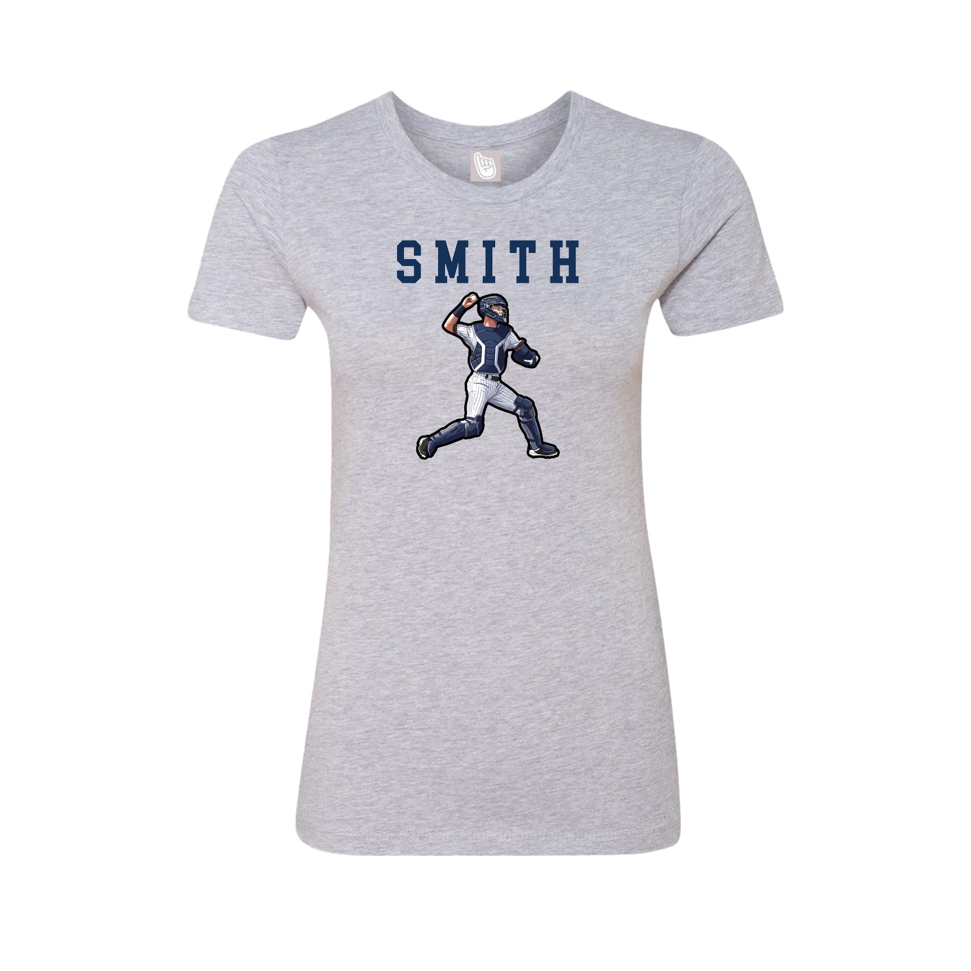 Fitted Women's Tee — Shirsey in Grey