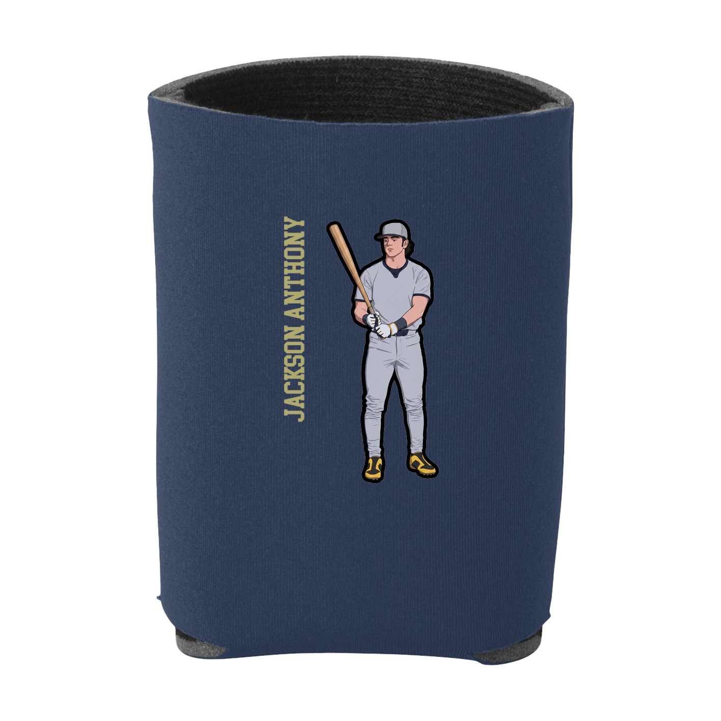 Can Holder — Name Vertical in Navy