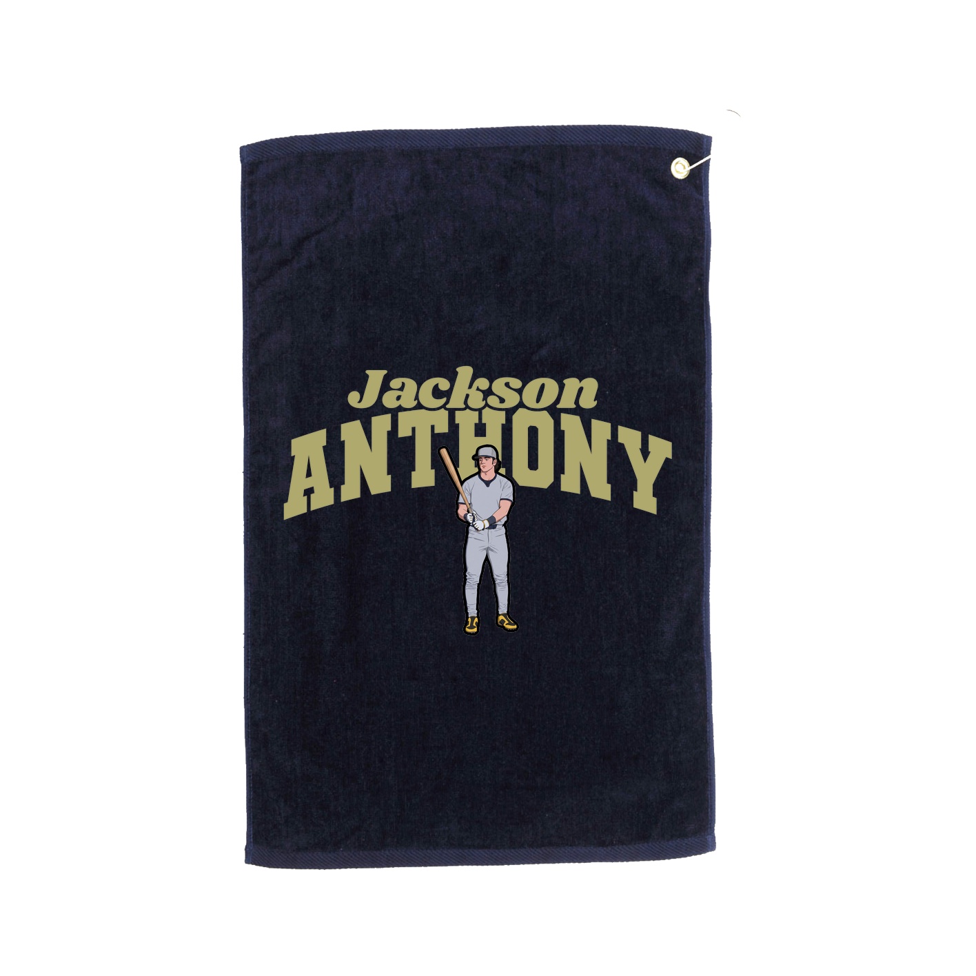 Golf Towel — Signature Arch in Navy
