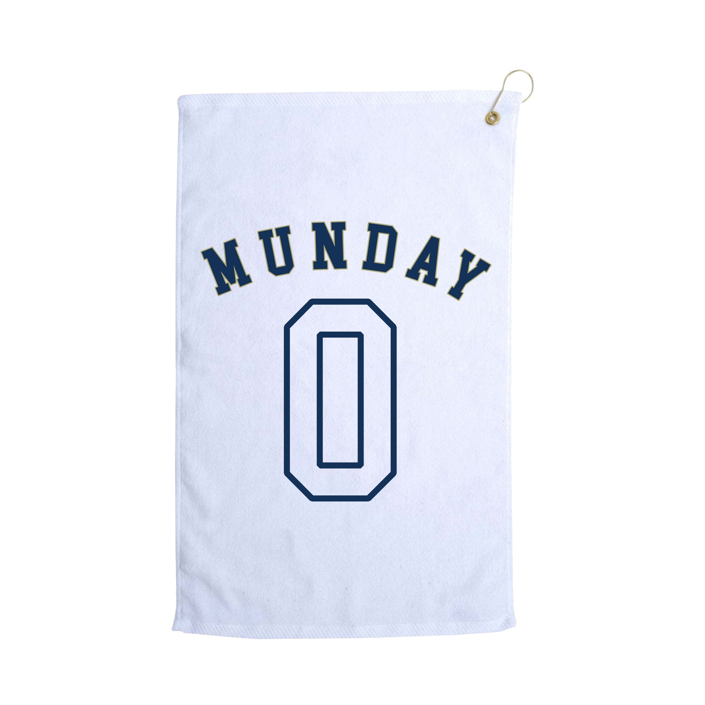 Golf Towel — Shirsey Arch in White