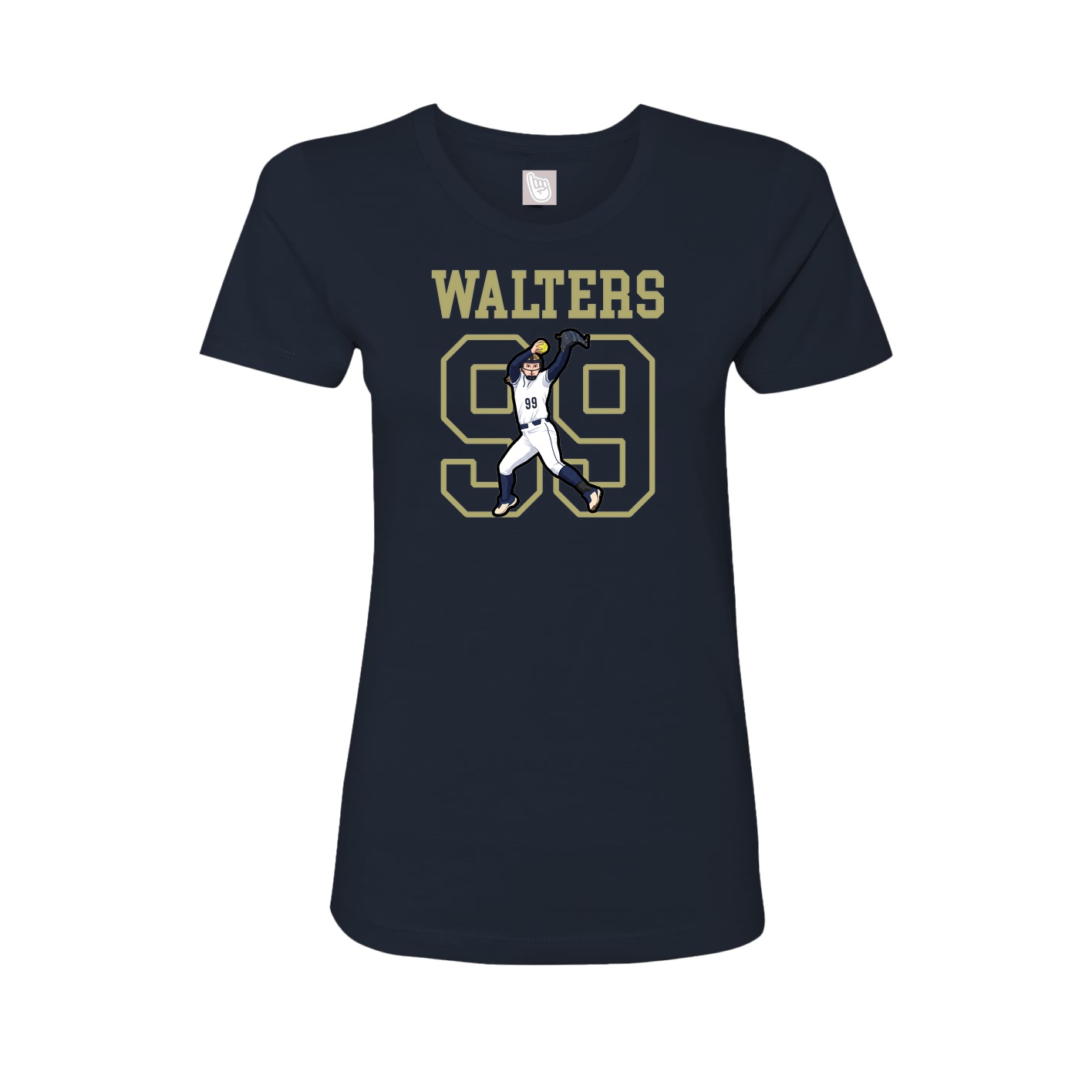 Fitted Women's Tee — Shirsey in Navy