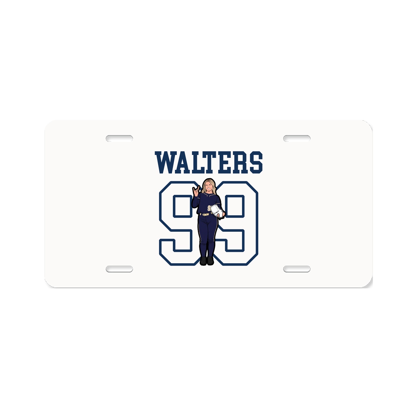 License Plate — Shirsey in Classic