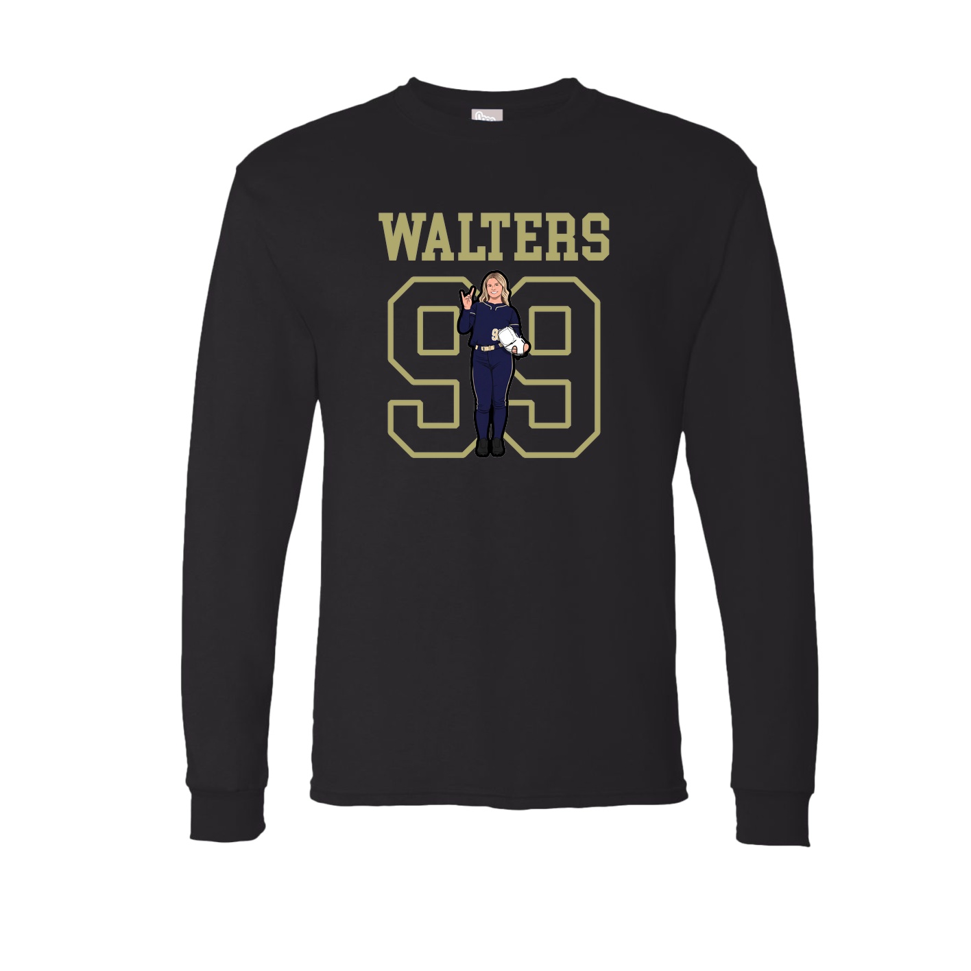 Long Sleeve Tee — Shirsey in Black