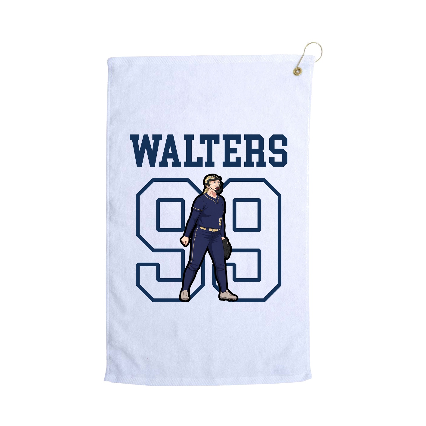 Golf Towel — Shirsey in White