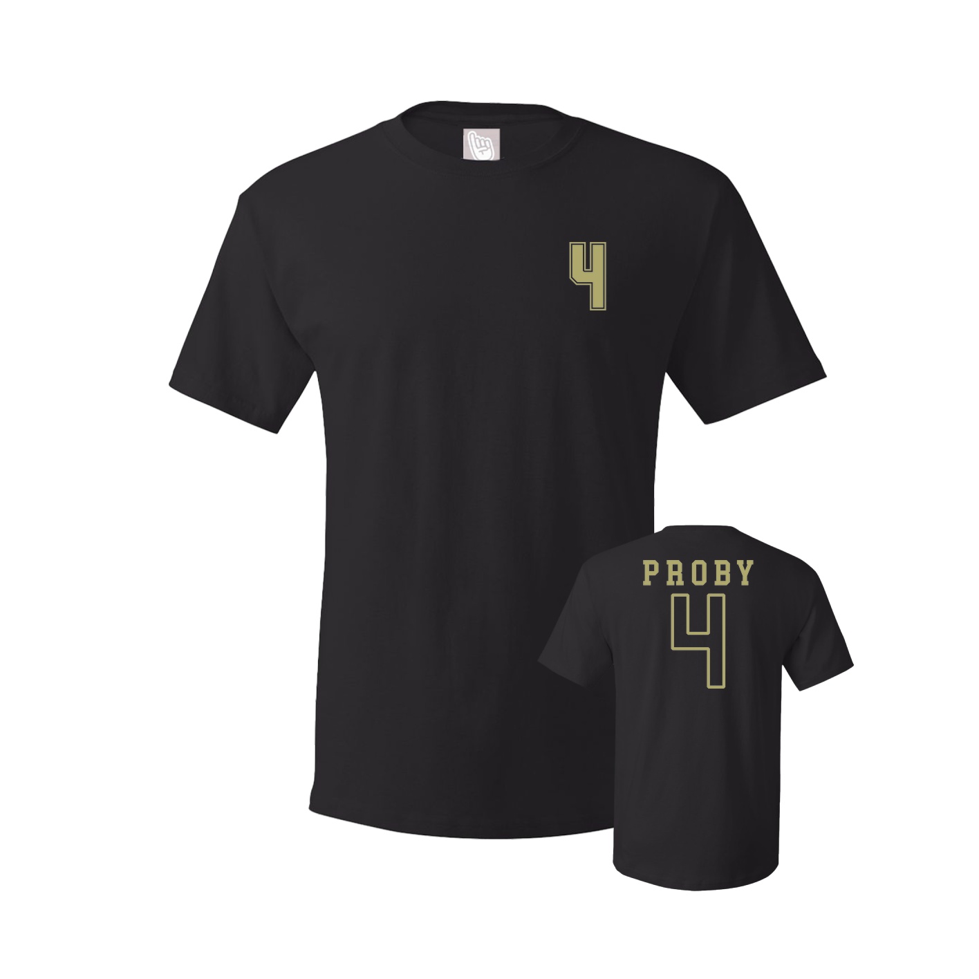 Youth Tee — Chest Back in Black