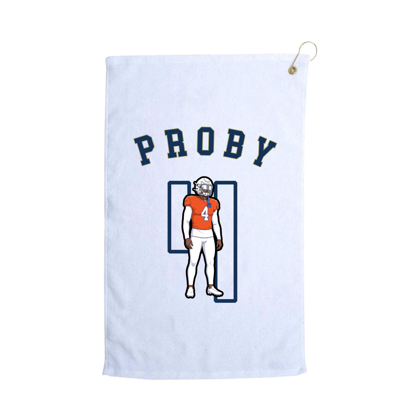 Golf Towel — Shirsey Arch in White