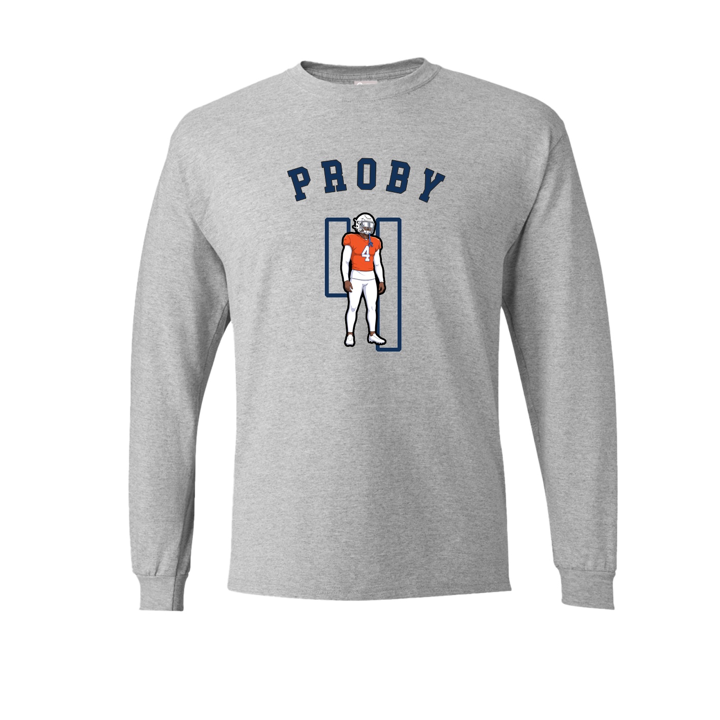 Long Sleeve Tee — Shirsey Arch in Grey