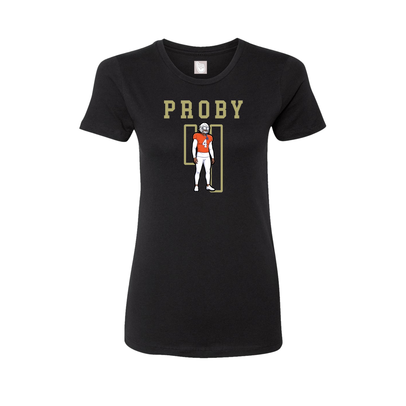 Fitted Women's Tee — Shirsey in Black
