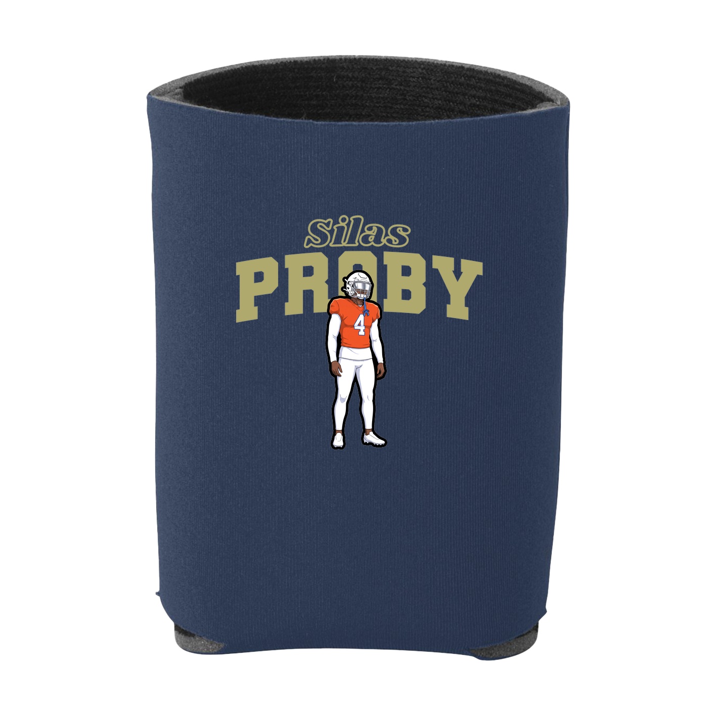 Can Holder — Name Arch in Navy