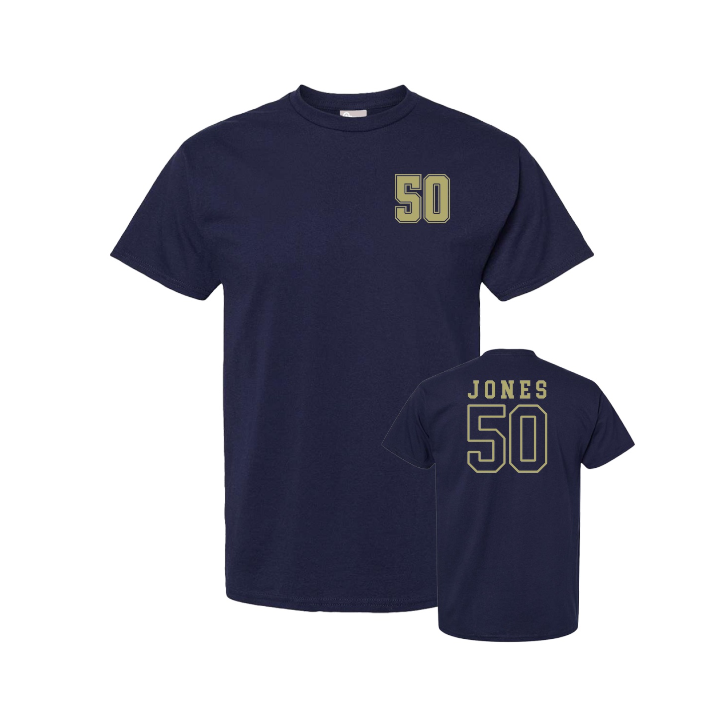Tee — Chest Back in Navy